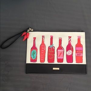 Kate Spade Hot Sauce wrist clutch